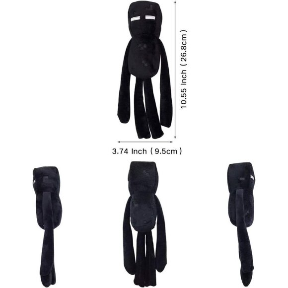 Creeper & Enderman 9" Plush Toys (2PCS) – Game-Inspired Plush for Birthday Gifts - Picture 4 of 10
